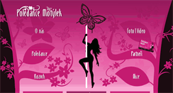 Desktop Screenshot of poledance-motylek.cz
